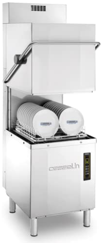 Casselin CLVACDPVRC- Lave-vaisselle à capot double paroi avec pompe de vidange et récupérateur de chaleur