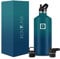 Insulated Water Bottle with Straw Lid Narrow - 1.9L (3 Lids) - Cold 24hrs & Hot 12hrs Drinks - Double-Walled Stainless Steel Metal Leakproof Travel Sports Gym Camping & Hiking Hydration Flask