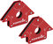 Poppstar Schweißmagnet mittelgroß 2er-Set/Magnet Schweißwinkel mit Haftkraft 22,6 kg, Winkelmaße 45°, 90°, 135°