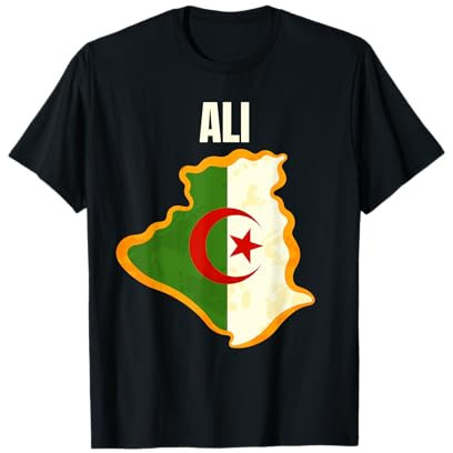 Ali Algérien - drapeau algerie tee shirt personnalisé T-Shirt