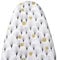 LEEWEITAS Housse pour table à repasser 140 x 50 cm - Grande housse de table à repasser avec dessus 100 % coton et rembourrage épais - Facile à installer et résistante aux brûlures - Motif chouette -