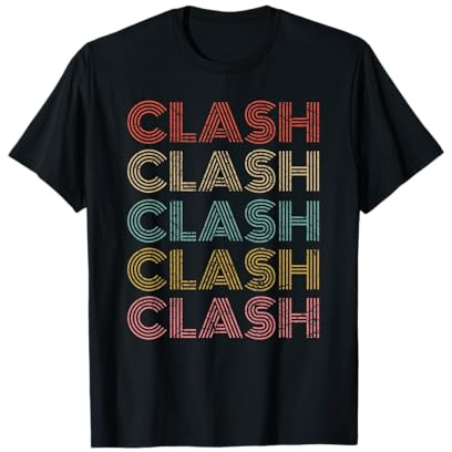 Gaming Clans Retro Style Gamer Clash T-Shirt
