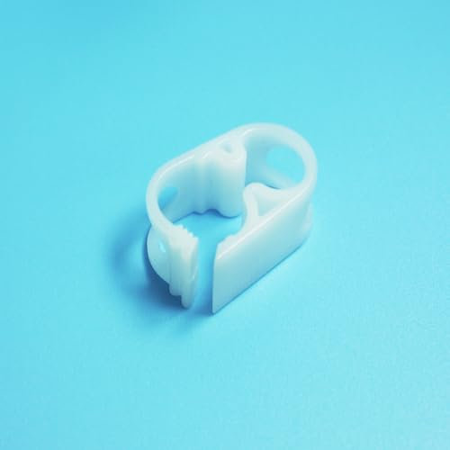 Lot de 5 colliers de serrage réglables en plastique pour tube de 3 à 6 mm
