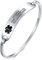 XUANPAI Kostenlos Benutzerdefiniert Medizinischer Alarm Manschettenarmband für Frauen Personalisierte Gravur Name ID Tag Armband Edelstahl Identifikation SOS Notfall Schmuck für Mädchen,Rotes Logo