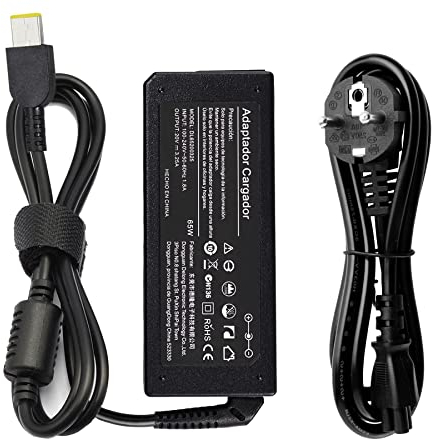 Cargador Portatil 65W 45W Ordenador Adaptador para Lenovo Thinkpad T470 T470S T450 T450S T460 T440 T540P E570 E560 G50 X270 X240 X250 X1 Carbon Yoga 2 13 11S Pro Slim ADLX65NLC3A ADLX65NLC2A Adapter