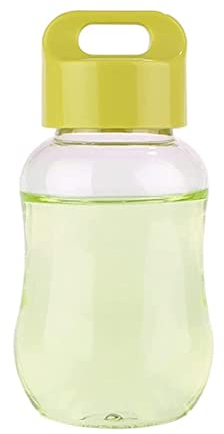 Botella Agua Botella de Agua Botella De Agua Colorida De Plástico Botellas De Agua Transparentes Portátiles Botella De Boca Ancha Garrafa Agua Botellas de Agua (Color : E, Size : 200ml)
