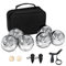 Hengsong Boule Set,Boccia Kugeln mit 6 Premium Metall Kugeln, Outdoorspiel Garten Strand Spielzeu inkl.Signalkugel,Ersatzkugel & Tragetasche