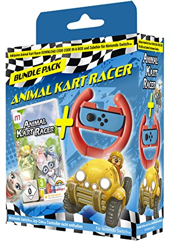 Animal Kart Racing Wheel Bundle (Switch)