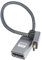 RIIEYOCA 4K Micro HDMI a HDMI Cable Adaptador, 90 Grados de ángulo hacia Abajo Micro HDMI Macho a HDMI Hembra de Aluminio Corto Cable de Nylon Trenzado, Soporte 4K UHD(20cm)