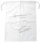 Fackelmann 47067 Sac de conservation pour pommes de terre, sac de conservation en coton, sac pomme de terre, Coton, Blanc, 41,5 x 32,3 cm