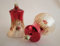 Jingle Bells Lauscha Tradition 7cm Glocke 2er Set - Hängende Glocke - Glas - Klassisch - Hochzeit - Weihnachten