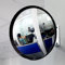 V3VOGUE Miroir Convexe Noir Sécurité Miroir De Circulation Convexe Trafic Route Sortie De Garage 16cm 22cm 24cm, Réglable Miroirs De Sécurité avec Grand Angle, pour Surveillance Panoramique