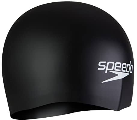 Speedo Unisex-Erwachsene Badekappe Fastskin Hiro, Schwarz