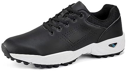 Ybberik Zapatos de Golf Sin Clavos Transpirables Antideslizantes para Hombre