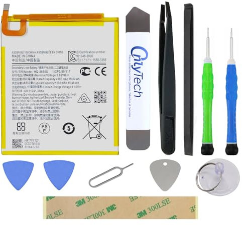 OnlyTech - Kit de reparación de batería para Samsung Galaxy Tab A7 Lite SM-T220/T225-5100mAh con 10 herramientas y adhesivo