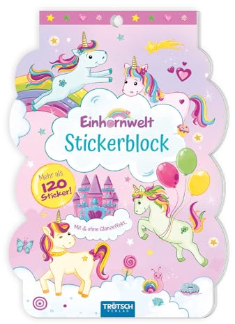 Trötsch Stickerblock Einhornwelt: Kinder Sticker Stickerblock Geschenk Geschenkidee Einhornwelt (Einhornwelt: Alles rund ums Einhorn)