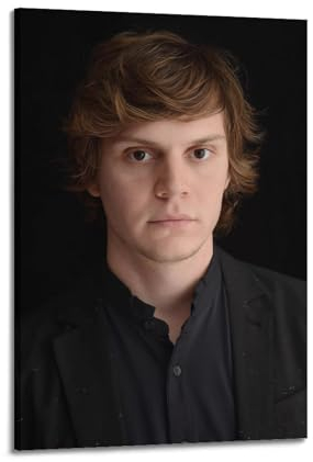 Evan Peters 1 Poster, Charakter-Cover-Poster, Wandposter, Sänger und Schauspieler, Kunstdruck, ästhetisches Wandbild, ästhetische Leinwand, moderne Wohnzimmer-Schlafzimmer, Dekoration, 50 x 75 cm,