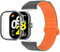 Bigqin Correa Compatible con Xiaomi Redmi Watch 4, Imán Pulsera de Reemplazo Reloj Banda Silicona con Pantalla Protector Funda Compatible con Redmi Watch 4, 6.1-7.48, Gris/Claro