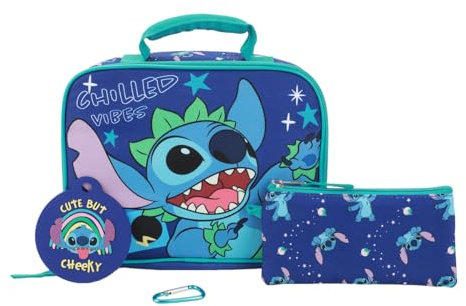 Disney Stitch Chilled Vibes Kit repas pour enfant 3 pièces, Dsc-bleu, Taille unique