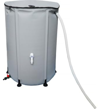 Regenwassersammler aus weichem PVC 250 l - Grau