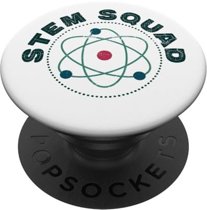 Science Tech Engineering Mathematik Atom Molekül STEM Squad PopSockets mit austauschbarem PopGrip