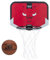 Franklin Sports NBA Chicago Bulls Mini Basketballkorb über der Tür – Kinder Indoor Mini Basketballkorb mit Basketball – NBA Fan Shop Mini Hoop für Schlafzimmer + Büro – über der Tür Mini Hoop Set