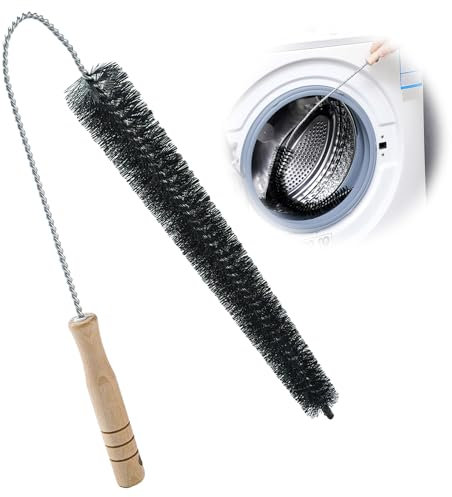 Cepillo para Radiadores 72 Cm De Longitud Total / 36 Cm Cepillo Nylon, Cepillo de Nylon, Ideal para Limpiar Profundamente Todos los Rincones Sin Dañar, Sin Pelos de Animales