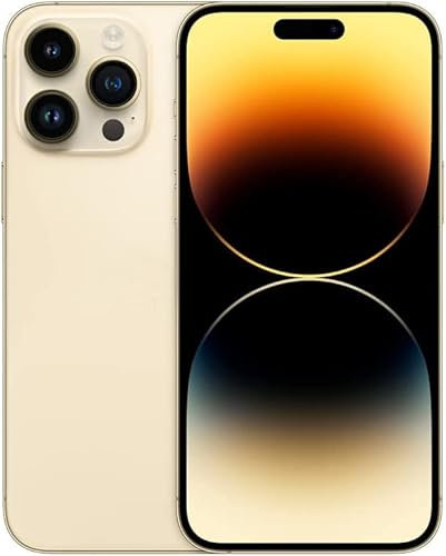 ABUSVEX Original Back Glass Replacement for iPhone 14 Pro Max All Carriers with Pre-Installed Adhesive and Repair 14 Pro Max Tool (Gold)