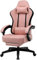 GTPLAYER Silla de Gaming, Silla de Oficina con Cojín con Muelles Ensacados, Reposapiés y Reposapiés articulados, Silla de Ordenador Ergonómica con Respaldo Alto con Soporte Lumbar OB