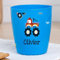 Wanapix | Vaso de Plástico Personalizado para Niños | Vuelta al Colegio/Guardería | Vaso Infantil con Nombre | Plástico Irrompible sin BPA | 300 ml | Coches Monster