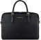 Bugatti Ella Businesstasche 15, Aktentasche in Saffiano-Art aus Kunstleder mit Laptopfach, schwarz