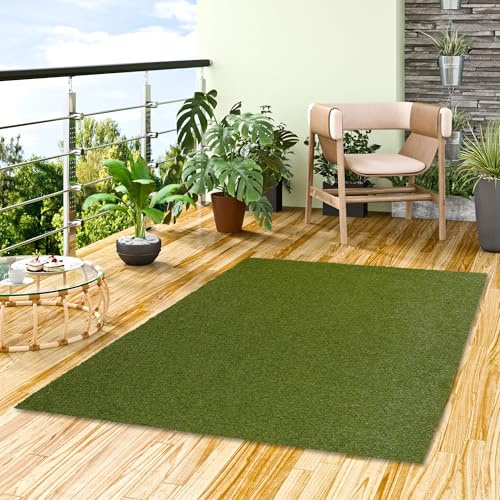 Snapstyle Kunstrasen | Rasenteppich mit Noppen | Wetterfest | Balkon | Terrasse | Outdoor Teppich