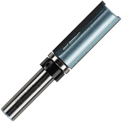 Rennie Tool 19.1mm Cut x 50mm Flute x 1/2 Shank Guided Profiler Router Bit | Tungsten Carbide Tipped. Ideal for Flush Trimming And Profiling. 3/4 Diameter Flush Trim Straight Router Cutter Bit.