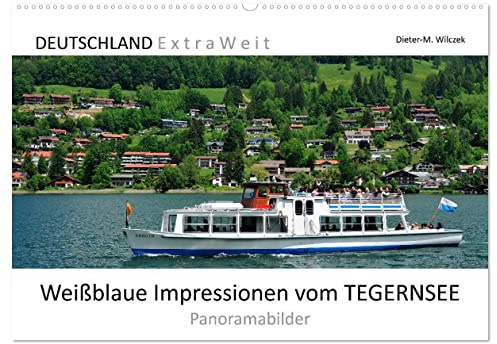 Weißblaue Impressionen vom Tegernsee (Wandkalender 2026 DIN A2 quer), CALVENDO Monatskalender: Der See empfängt seine Besucher mit landschaftlicher ... zu jeder Jahreszeit. (CALVENDO Natur)
