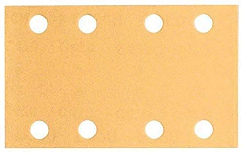 Bosch Accessories Orbital C470: 8P G40 x10 Löcher Klett, Gelb, 80 x 133 mm