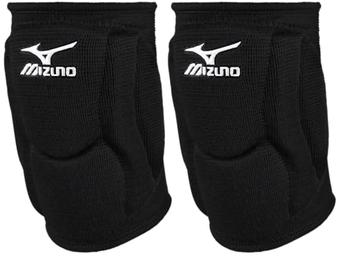 Mizuno Elite 9 SL2 Volleyball-Knieschoner, Schwarz, Größe L