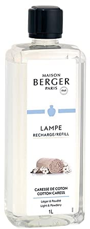 Maison Berger - Lampe Berger Refill Caresse de Coton - gebrauchsfertig - Parfümiert und reinigt - 1 Liter