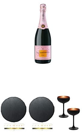 Veuve Clicquot Brut Rosé Champagner 0,75 Liter Geschenkset