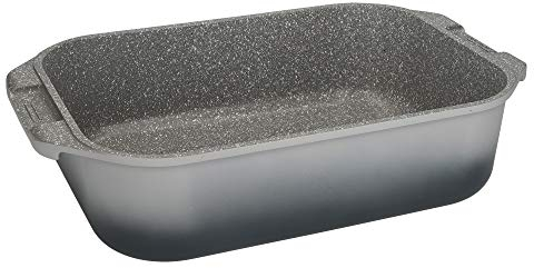 MasterClass Bandeja para Horno Grande con Asas de Aluminio Fundido, 41 x 26 cm – Gris