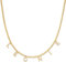 BAVELA Namenskette I Damen Halskette Gourmet I Kette mit Namen aus hochwertigem Edelstahl Gold I Personalisiere deinen eigenen Schmuck Damen I Kette mit Wunschnamen aus Zirkonia Steinen