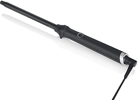 ghd Curve Thin Wand Hair Curler – Narrowest Wand, Creates Tight & Defined Curls, Ceramic Barrel, Lightweight, Results Last Up to 24h, Effortless Styling, No Extreme Heat - For All Hair Types (UK Plug)