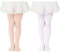 Durio Strumpfhose Mädchen Elastisch Babystrumpfhose Ballettstrumpfhose Tanzstrumpfhose Anti-Rutsch Weiß u. Pink 1-3 Jahre (Tag Size S)