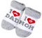 QZOSZ Baby Socken 0-3 Monate, Baumwolle Babysocken 0-3Monate Lustige Socken mit Spruch I Love You Dad & Mom Neugeborenen Babyparty Geschenke zur Geburt, Babygeschenke zur Geburt Junge Mädchen