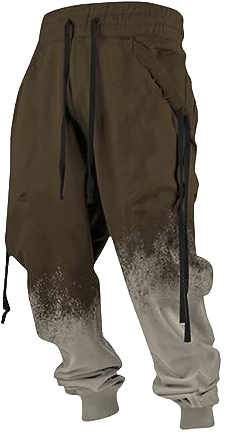Herren Sweathose Loose Trainingsanzug Yoga Wanderhose Herren Patchwork-Trainingshose Für Männer Puma Hose Herren Schlupfhosen Für Herren Sportkleidung Lauf Tights Herren(Dark Green,XL)