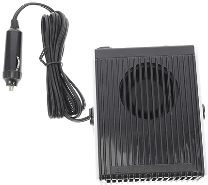 OSALADI Auto Batterie Heizung Tragbares Auto Tragbare Heizung Fürs Auto 2 in 1 Tragbarer Auto-entfroster Auto Demister Heizungsgebläse Defrosterheizung Motorheizung Glas Zigarettenanzünder