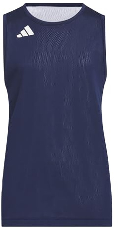 adidas Unisex Kinder Y Everyday Pro Bball Jersey Shirt, Team Navy Blue/White, 7-8 Years