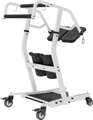 VOCIC AY03 Patientenlifter Transferhilfe für Senioren bis 180KG, Indoor Mühelos Transferlifter mit Schloss für Ältere Menschen, Patientenlift Rollstuhl Hilfsmittel Zuhause