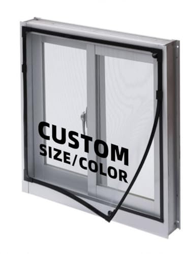 Zanzariera magnetica personalizzata, rete in fibra di vetro per finestre scorrevoli/altalene/appese dall'alto, zanzariera fai da te, adatta a telai in legno/ferro/PVC, senza bisogno di attrezzi