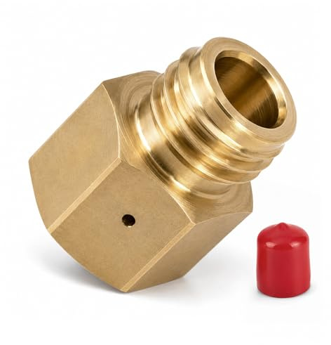Soda-Zylinder-Stream-Gewinde Wandelt Den Adapter, Gewinde Wandelt Den Adapter für Quooker Cube Tank, Soda Schnelladapter, Weiblich Tr21-4 in Männlich Tr21-3 Um, Messing Sicher, Langlebig
