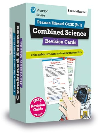 Pearson REVISE Edexcel GCSE Combined Science (Foundation) Revision Cards - for 2026, 2027 exams